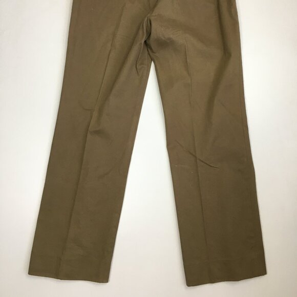 ST JOHN Sport  Khaki/Brown Logo Hardware Chinos Jeans Pant - Picture 9 of 16